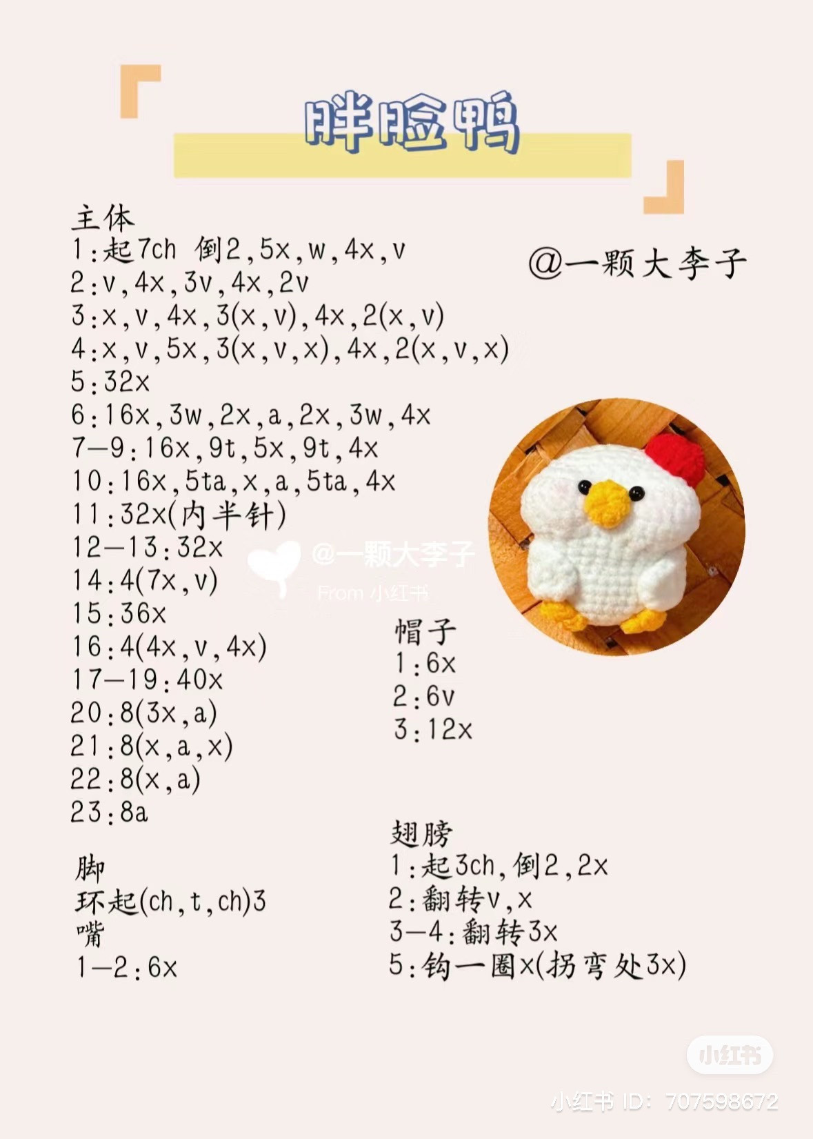 Chubby Animal Family Crochet Pattern: Rabbit, Pig, Capybara, Chicken