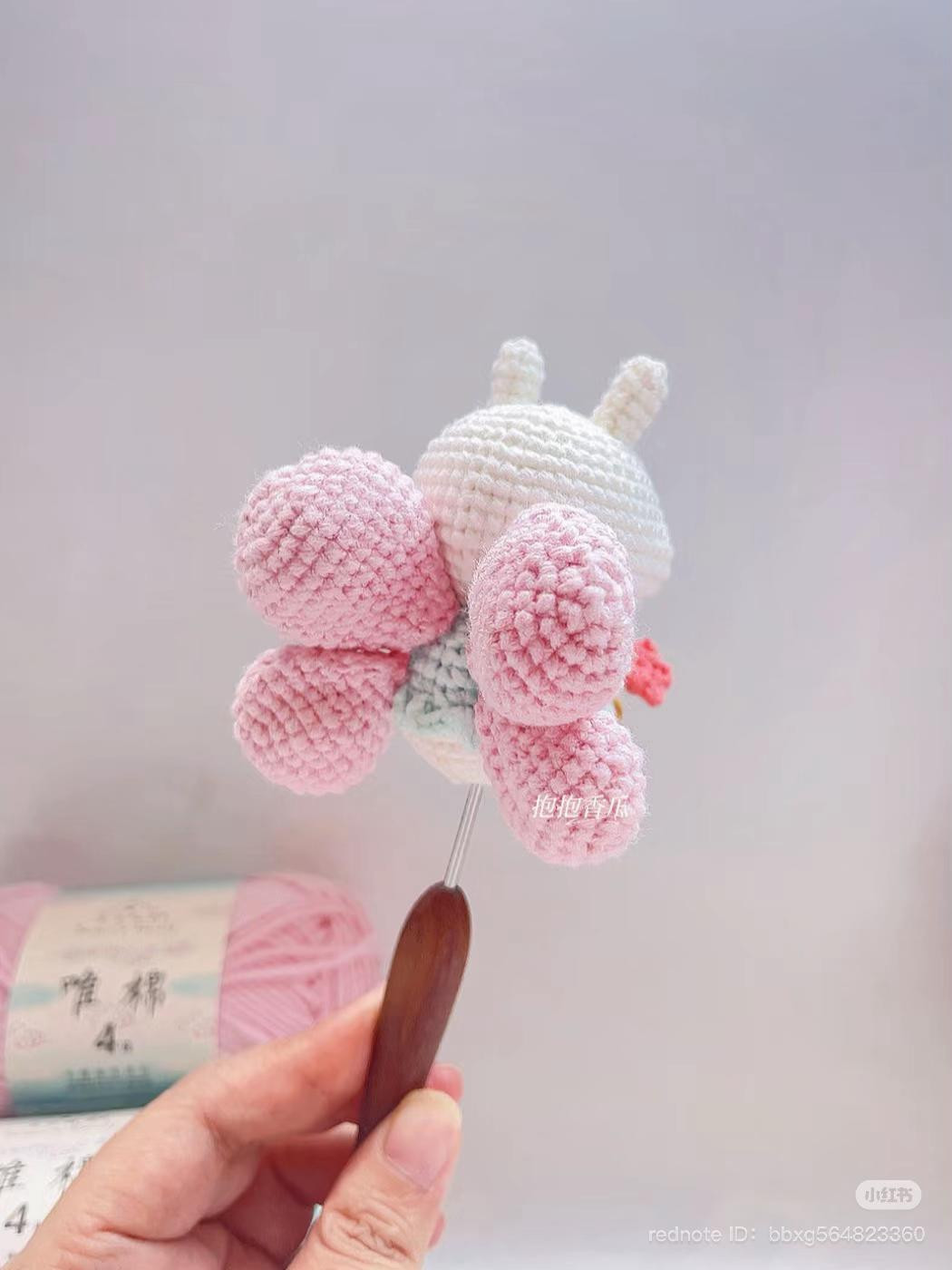Chubby Little Butterfly Crochet Doll Pattern with Flower Basket