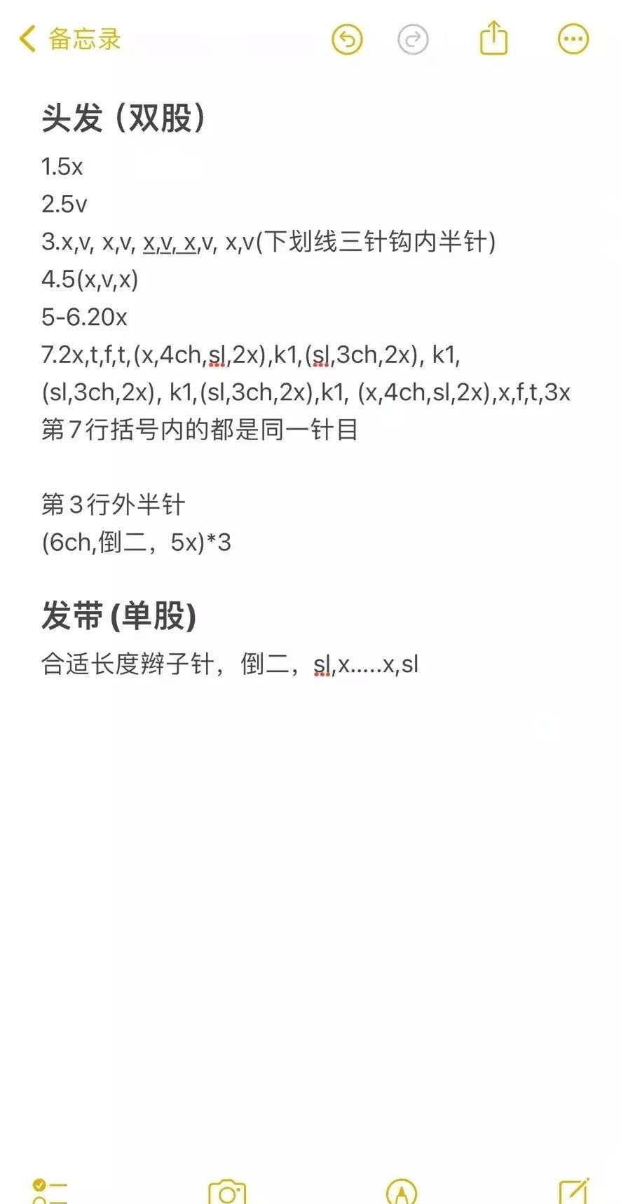 Cinderella Amigurumi Doll Crochet Pattern Chart