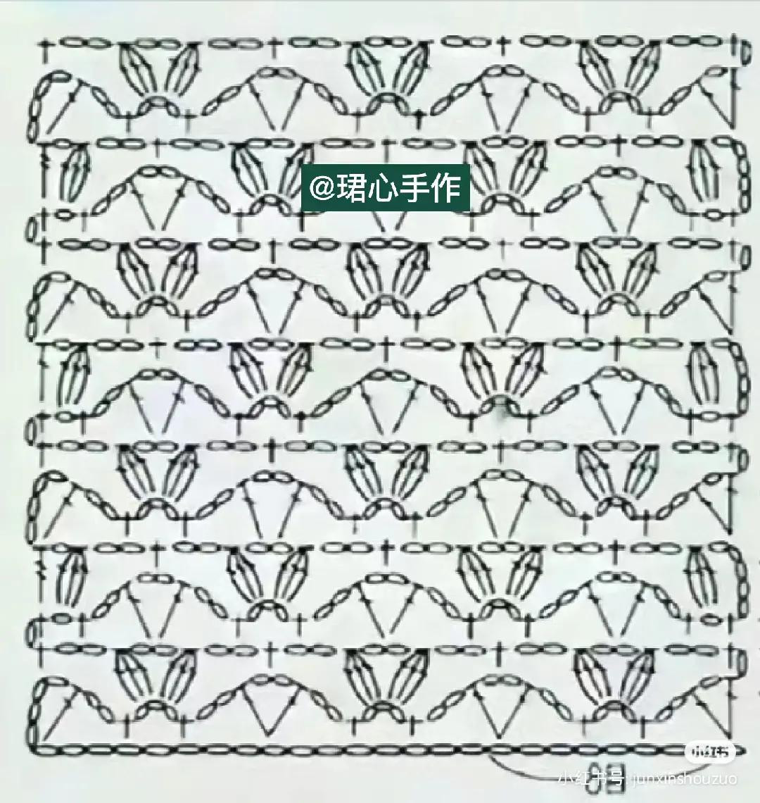 Collection of Crochet Granny Square Charts and Finished Patterns with Star, Heart, and Floral Designs