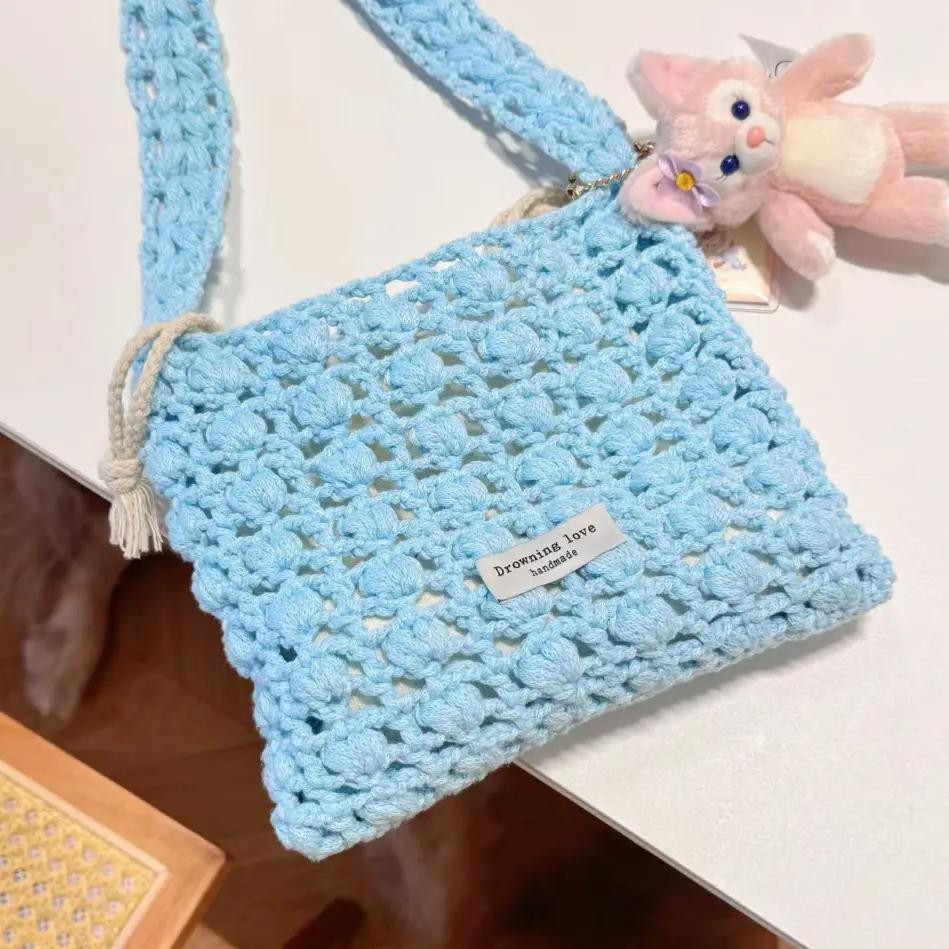 Collection of Cute Crochet Bags: Mint Chocolate Skirt Bag and Strawberry Shoulder Bag Patterns with Detailed Instructions