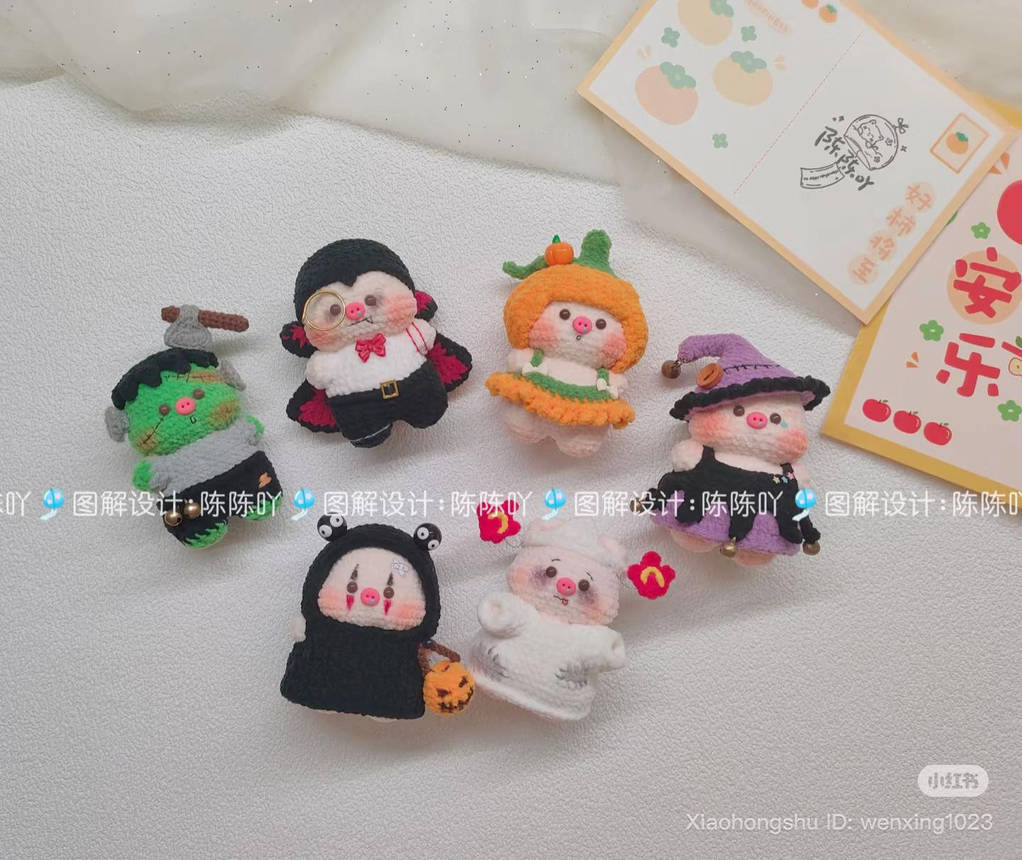 Collection of Cute Crochet Pig Amigurumi Dolls with Patterns