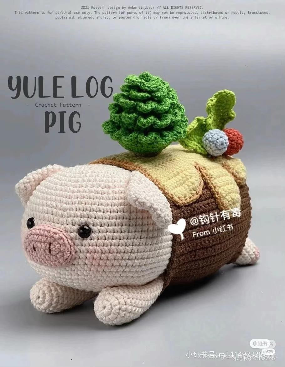 Collection of Cute Crochet Pig Amigurumi Dolls with Patterns