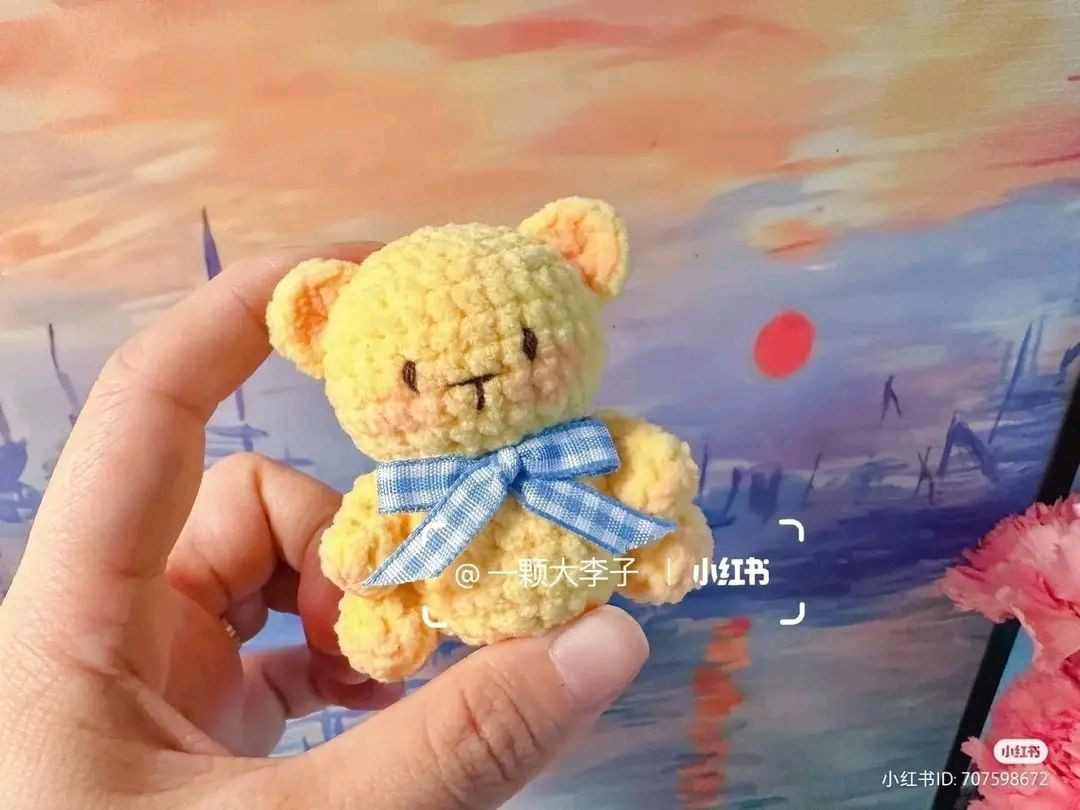 Colorful Crochet Bears and Bunnies Amigurumi Pattern Chart