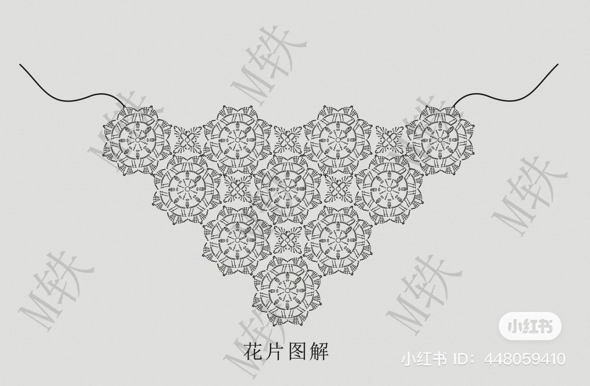 Colorful Crochet Flower Headband Pattern Chart and Assembly Guide