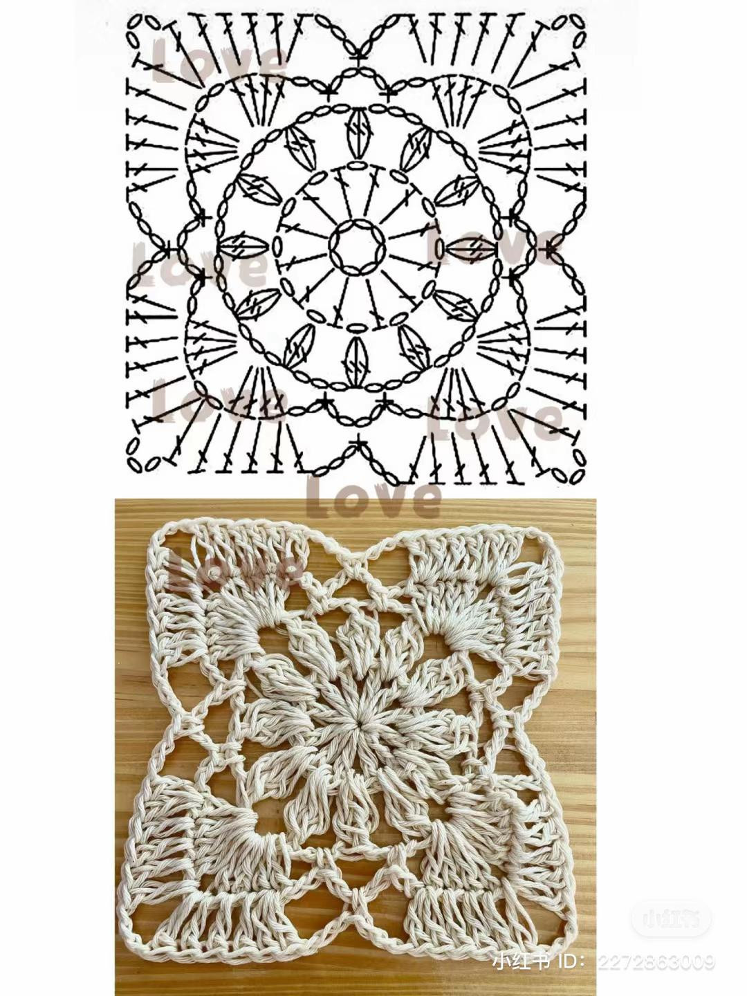 Colorful Crochet Granny Square Charts and Patterns for Pillows, Triangles and Coasters