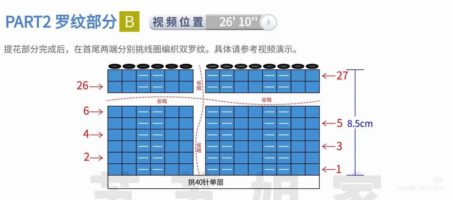 Colorful Fair Isle Knitting Scarf Pattern Chart