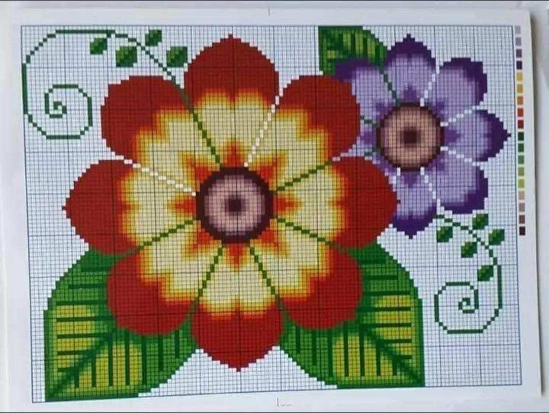 Colorful Peacock, Bird, and Chameleon Pixel Charts for Cross Stitch by Graficarte