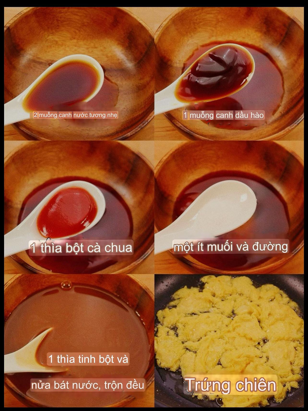 Cơm cà chua trứng khoai tây sốt đậm đà