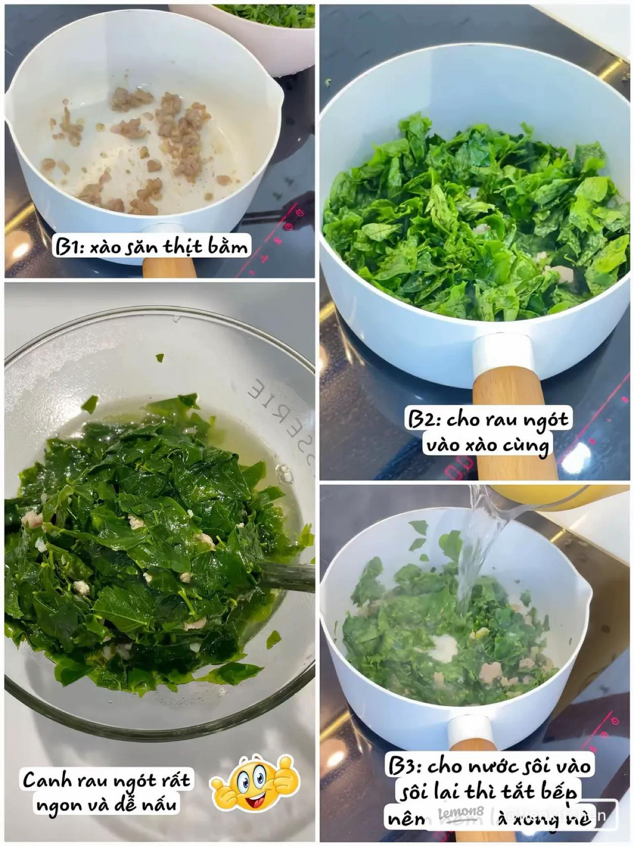 Cơm nhà #10: Cà tím sốt thịt bằm và canh rau ngót