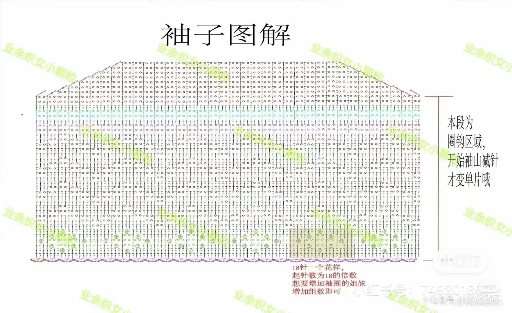 Complete Crochet Chart Pattern for Cream Lacy Summer Top with Sleeves