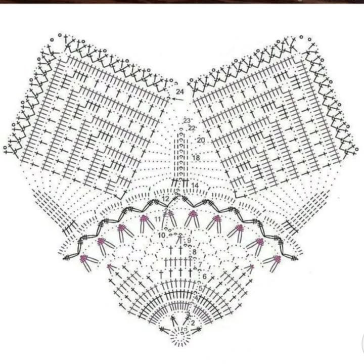 Complex Multi-Color Mandala Crochet Placemat with Detailed Flat Chart Pattern