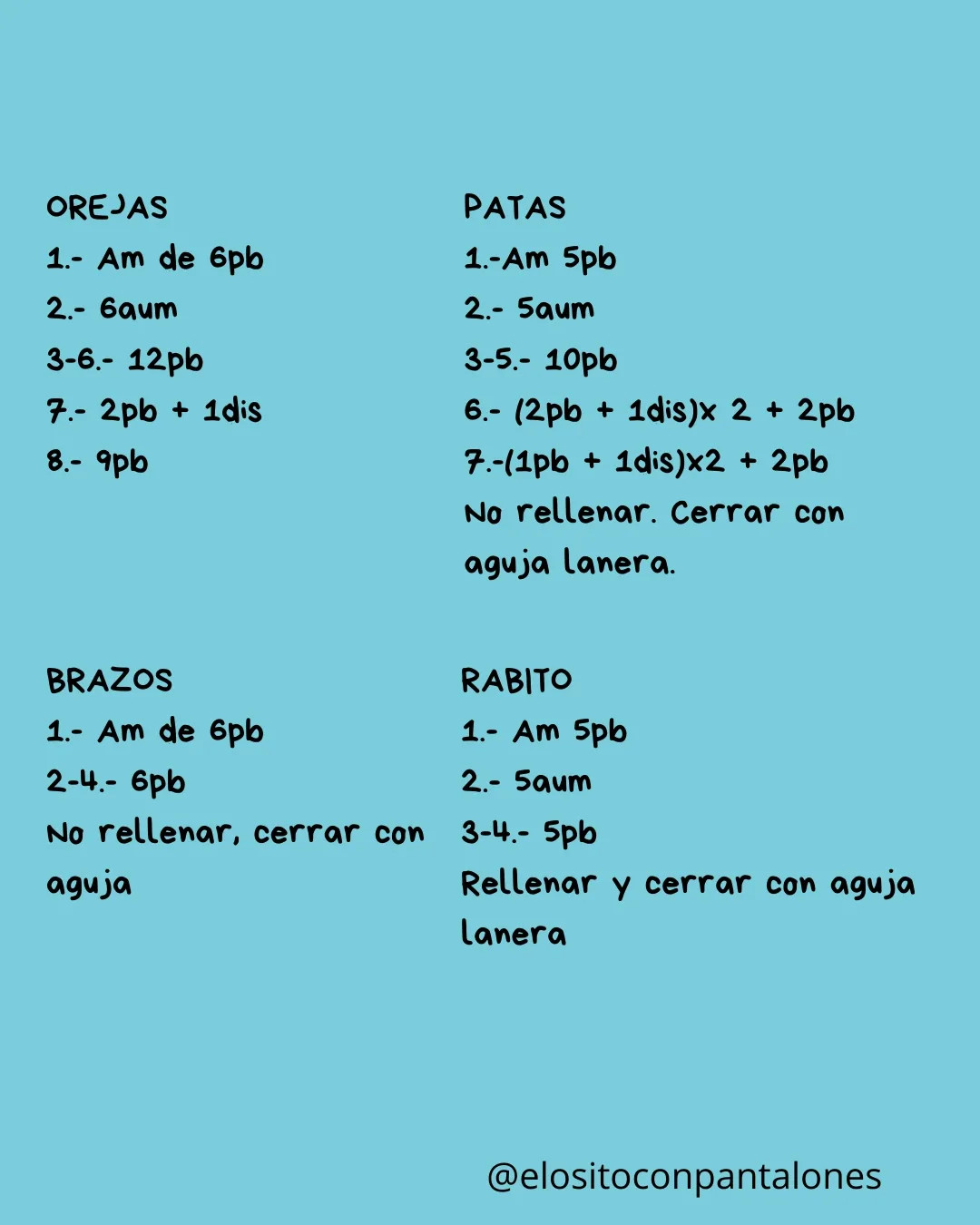 Conejito de Pascua Patrón: Tutorial completo para tejer un adorable conejo amigurumi con zanahorias
