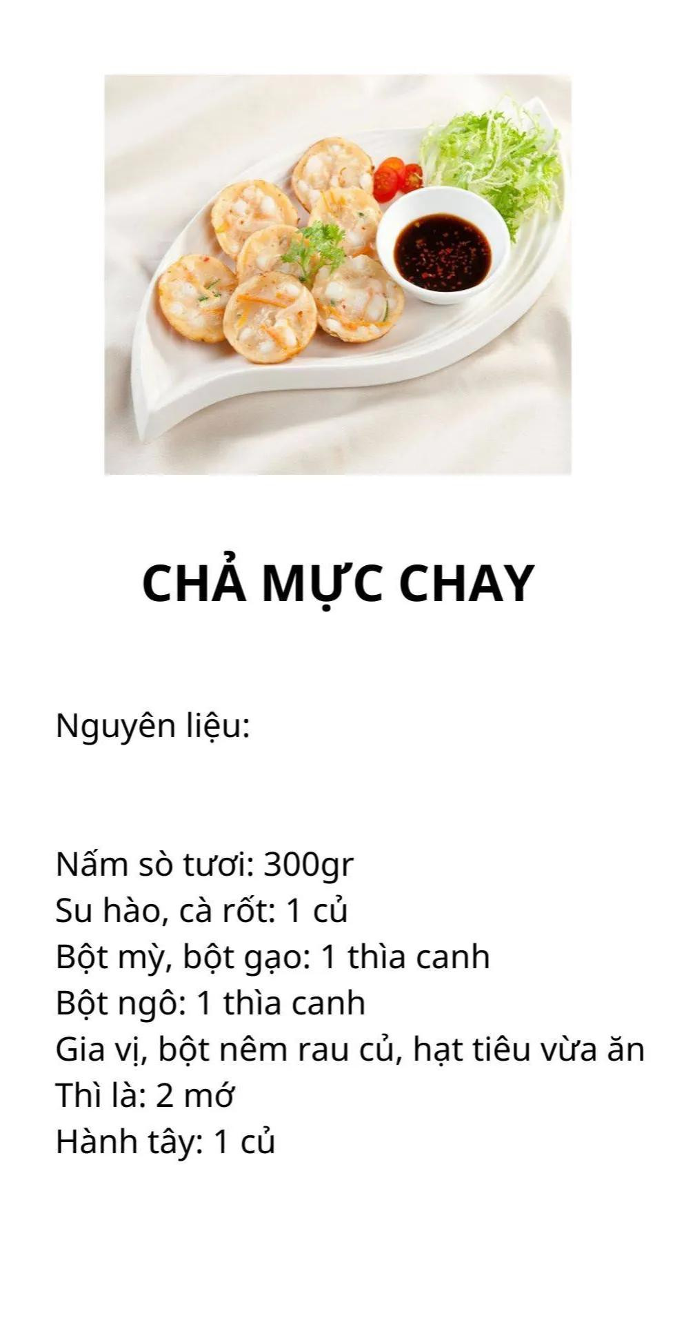 Công thức 5 món chay thanh đạm đủ chất: Bắp cải cuộn chay và Chả mực chay