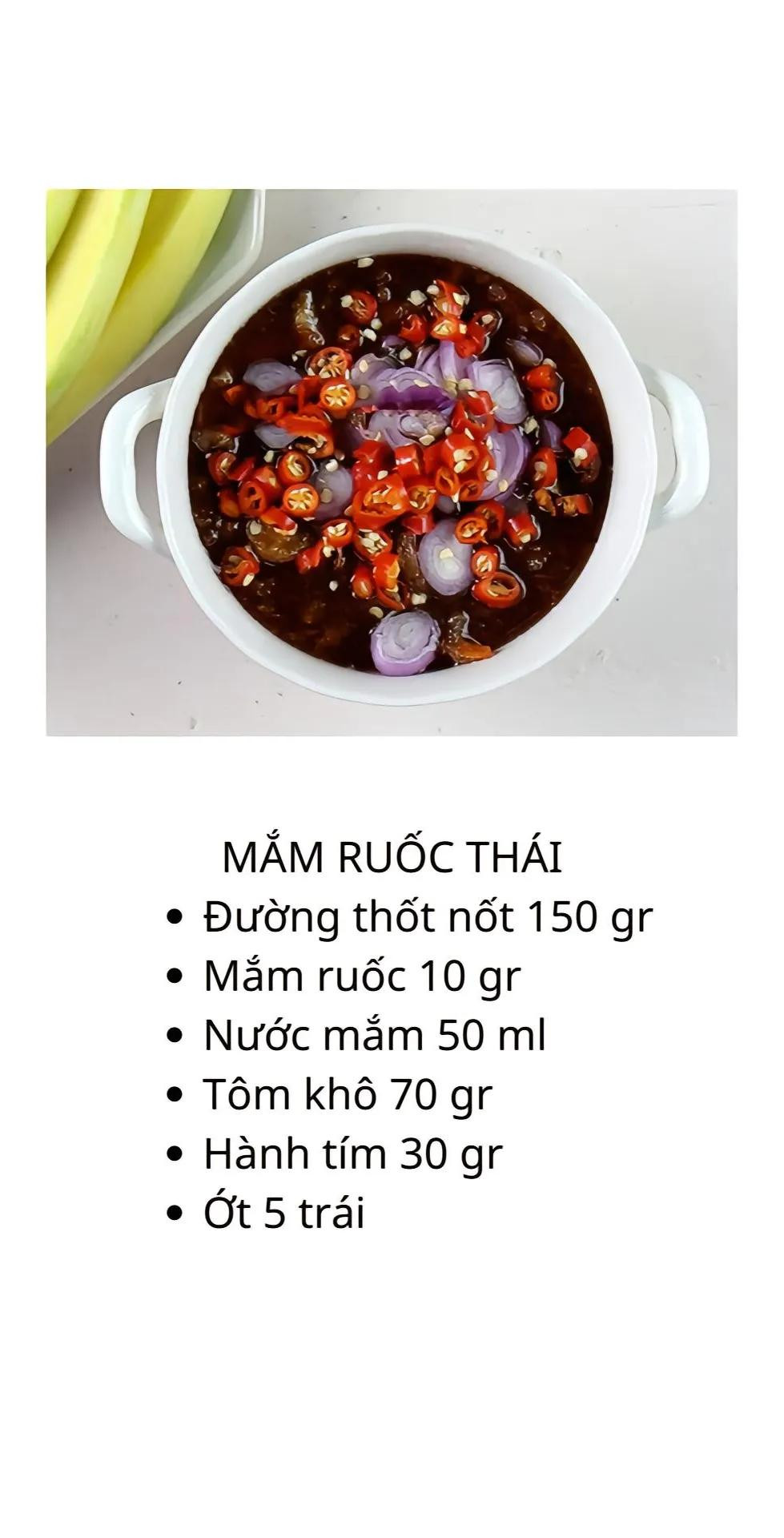 Công thức 6 món nước chấm ngon mê ly phần 2: sốt me, nước ốc luộc, sốt thái