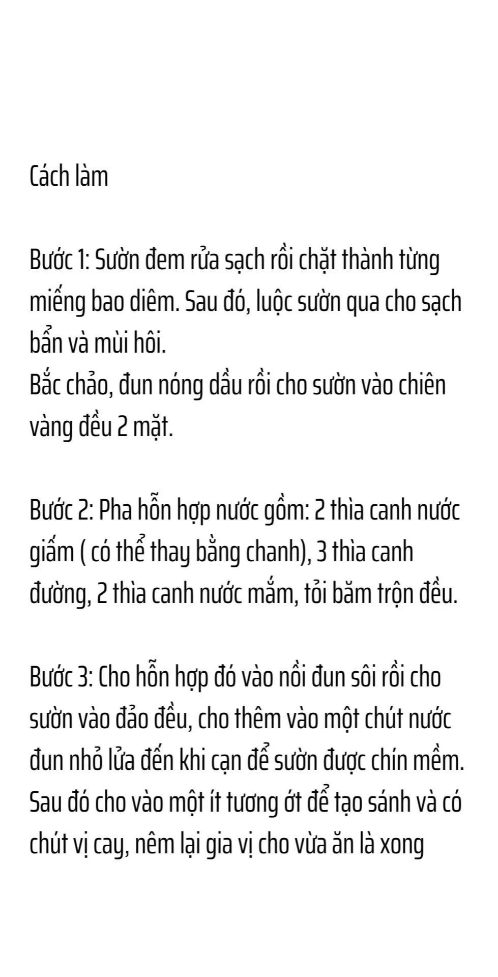 Công thức 6 món xào, rim ngon cực tốn cơm: Sườn xào chua ngọt và Cá cơm rim
