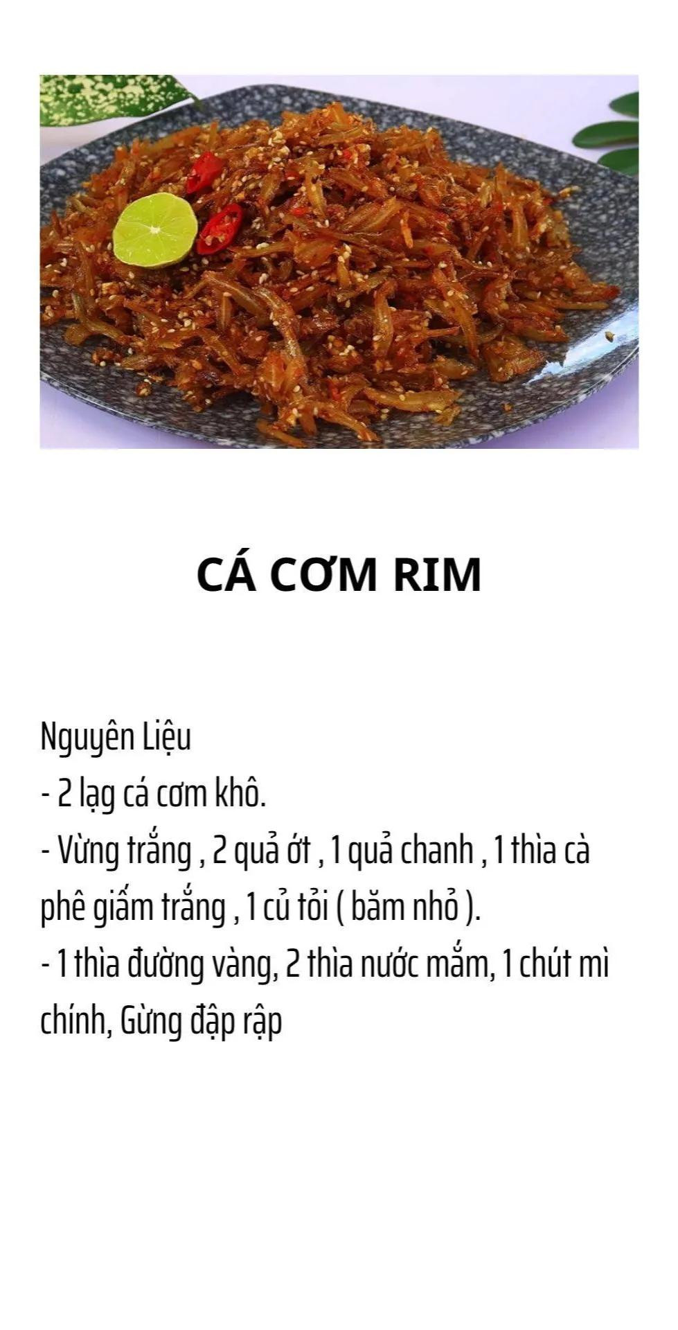 Công thức 6 món xào, rim ngon cực tốn cơm: Sườn xào chua ngọt và Cá cơm rim