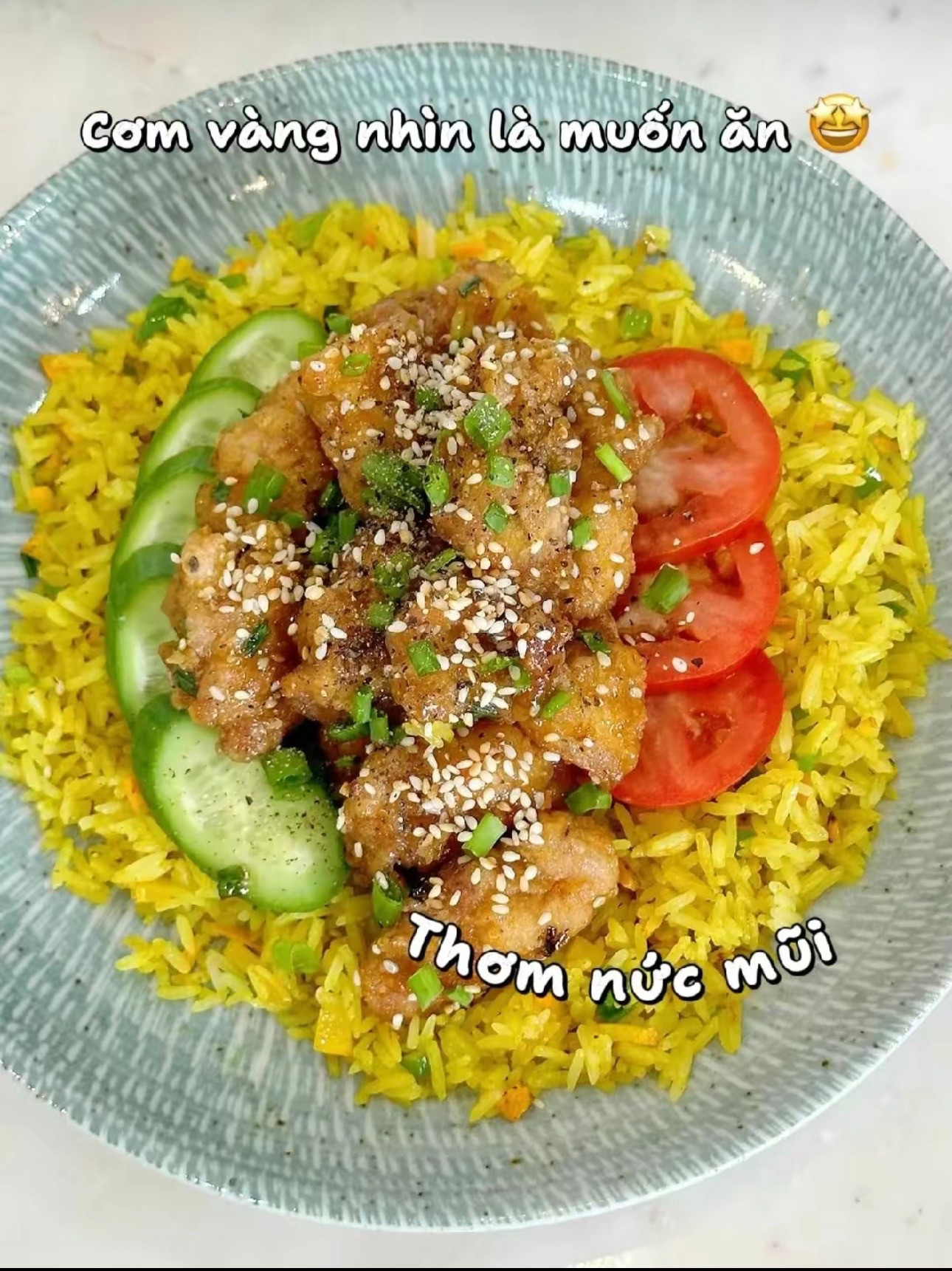 Công Thức Cơm Chiên Gà Tắm Mắm Ngon Điên