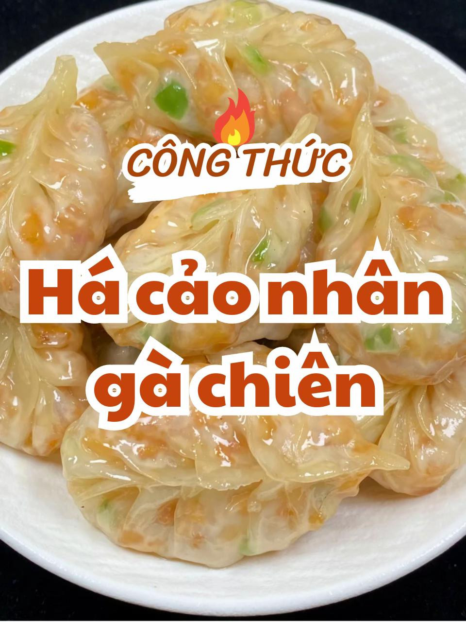 Công thức Há cảo nhân gà chiên
