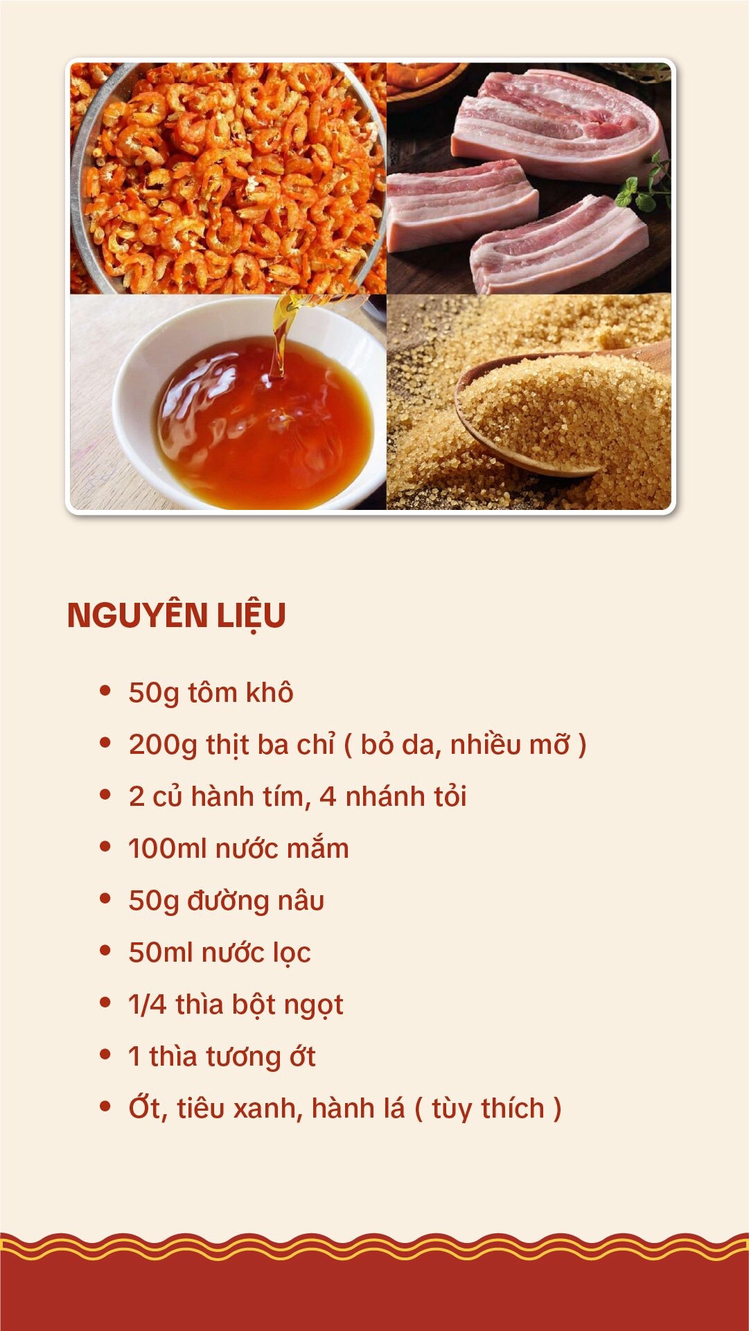 Công thức kho quẹt tôm thịt chấm rau củ luộc