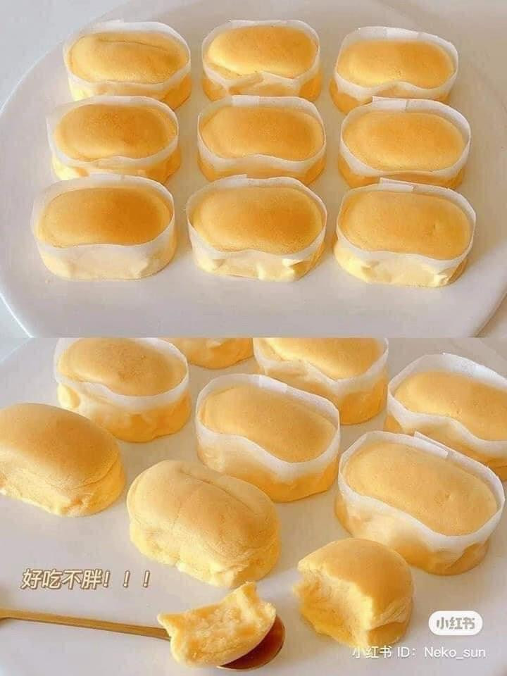 Công thức làm bánh bông lan ít calo mềm mịn với phô mai và sữa nguyên chất