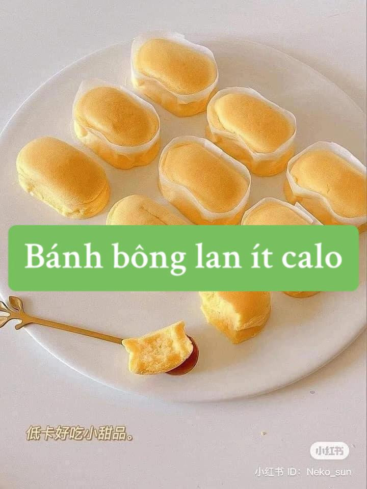 Công thức làm bánh bông lan ít calo mềm mịn với phô mai và sữa nguyên chất