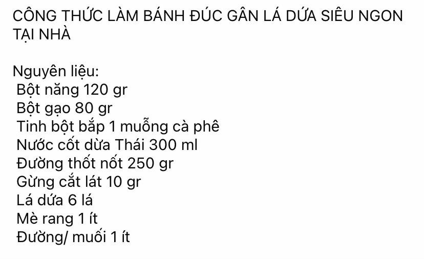 Công thức làm bánh đúc gân lá dứa siêu ngon tại nhà với nước cốt dừa và mè rang