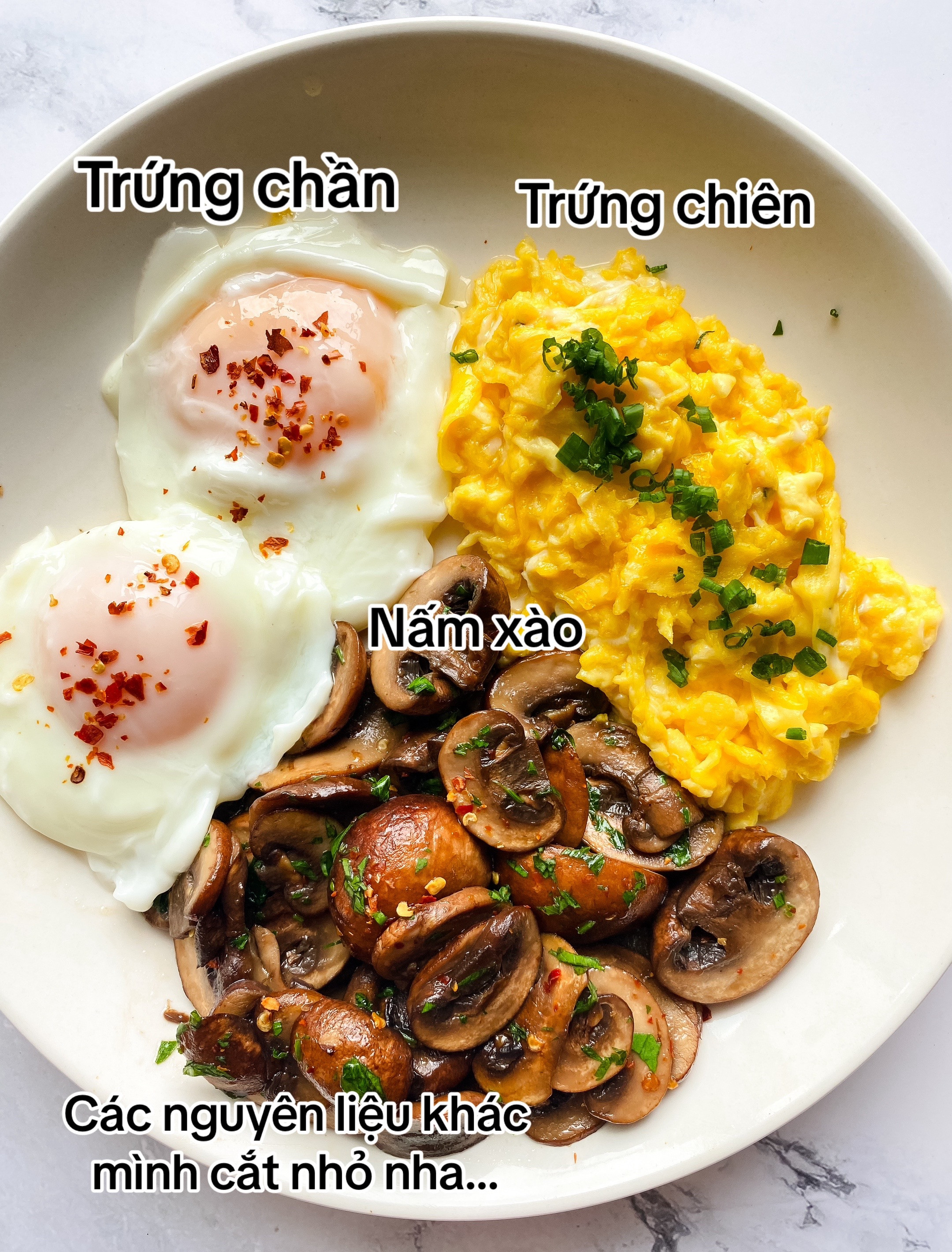 Công thức làm bánh mì nướng Avocado toast với trứng và nấm