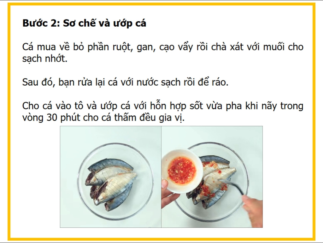 Công thức làm cá bạc má nướng tỏi ớt