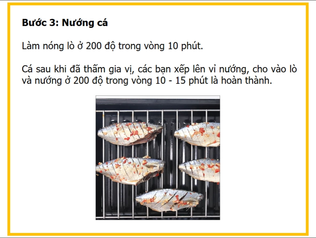 Công thức làm cá bạc má nướng tỏi ớt