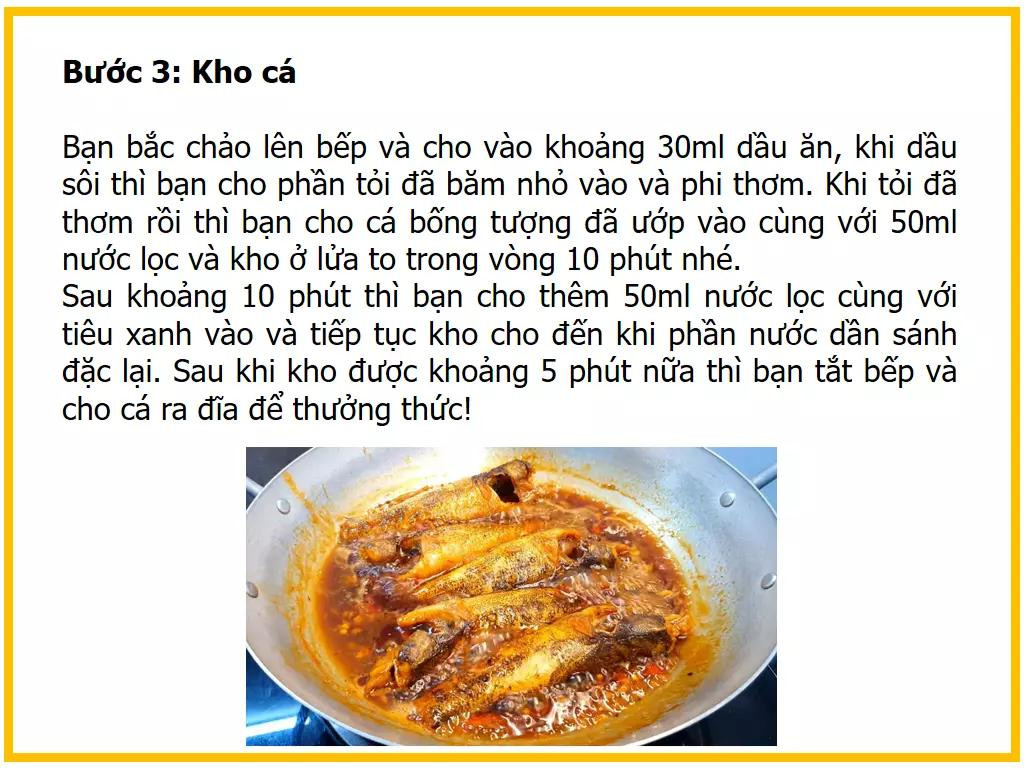 Công thức làm cá bống tượng kho tiêu đậm đà với hạt tiêu đen và xanh