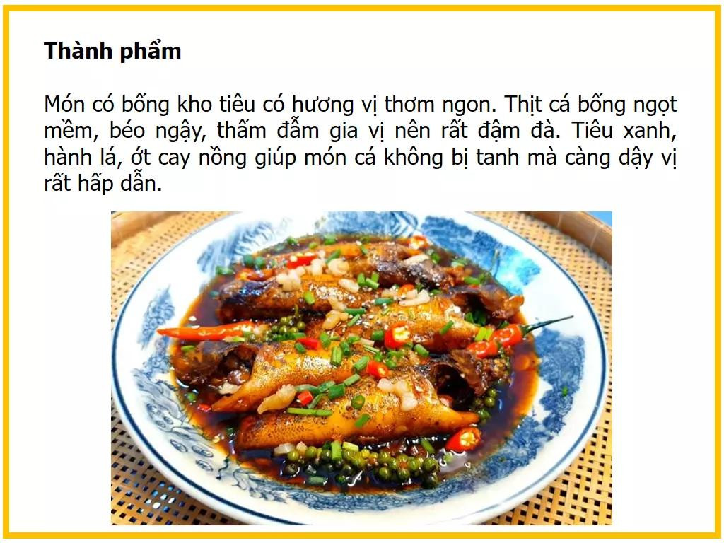 Công thức làm cá bống tượng kho tiêu đậm đà với hạt tiêu đen và xanh