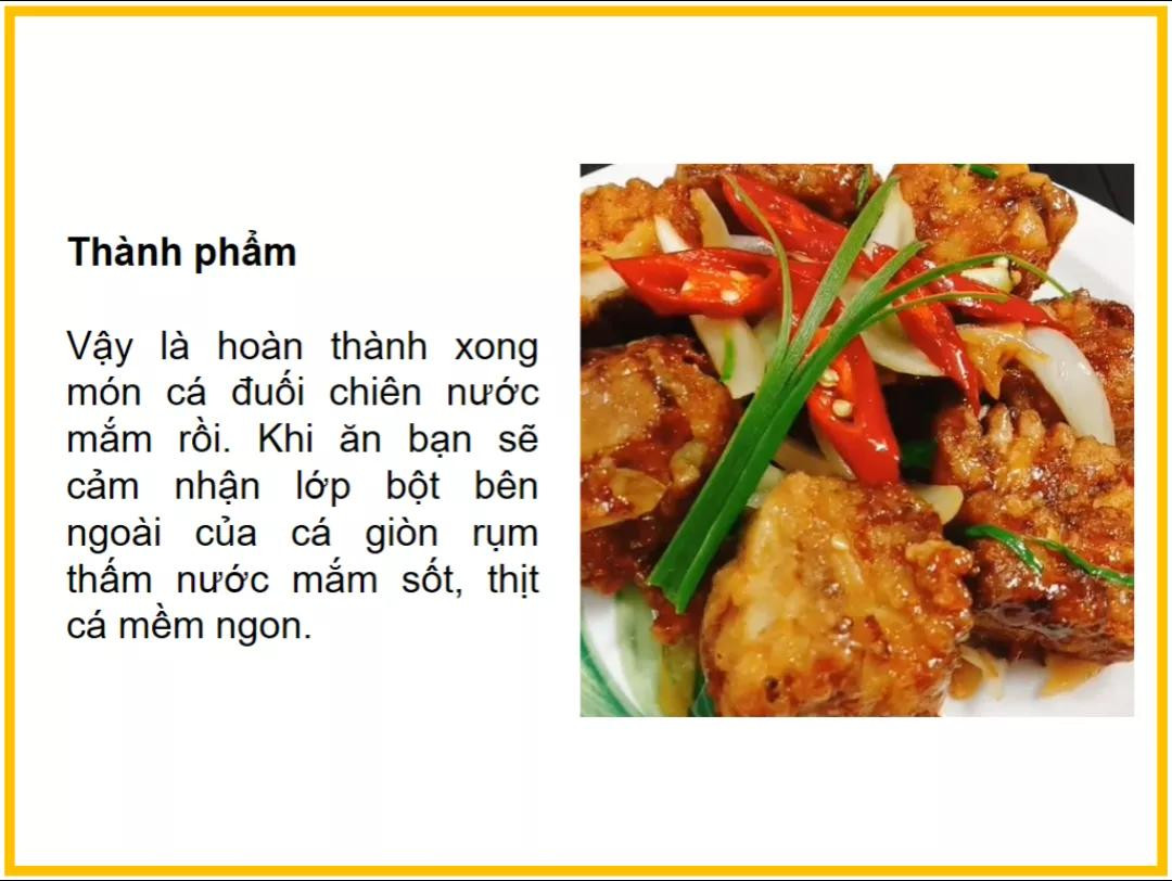 Công thức làm cá đuối chiên nước mắm giòn tan, đậm đà