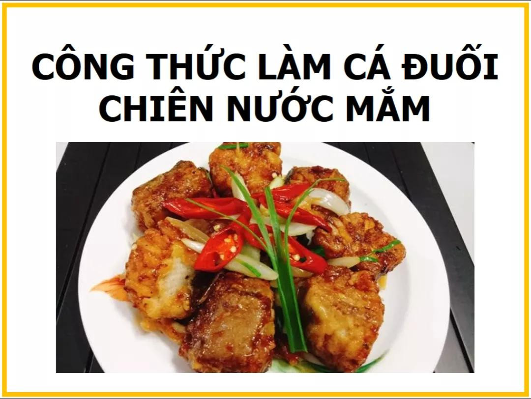 Công thức làm cá đuối chiên nước mắm giòn tan, đậm đà