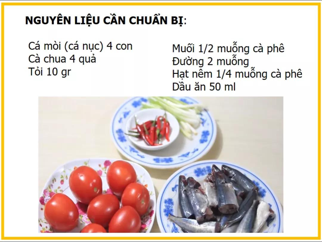 Công thức làm cá mòi kho cà chua ngon miệng với nước sốt đậm đà