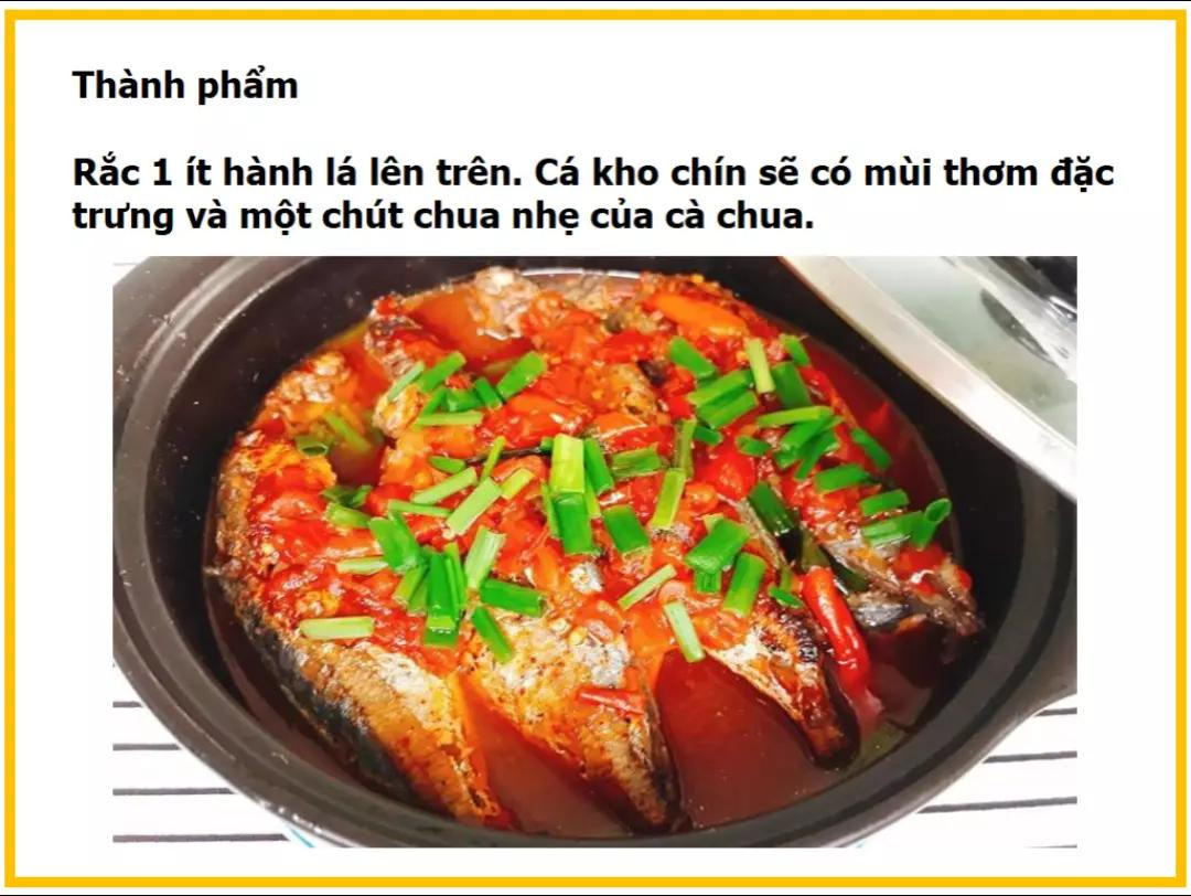 Công thức làm cá mòi kho cà chua ngon miệng với nước sốt đậm đà