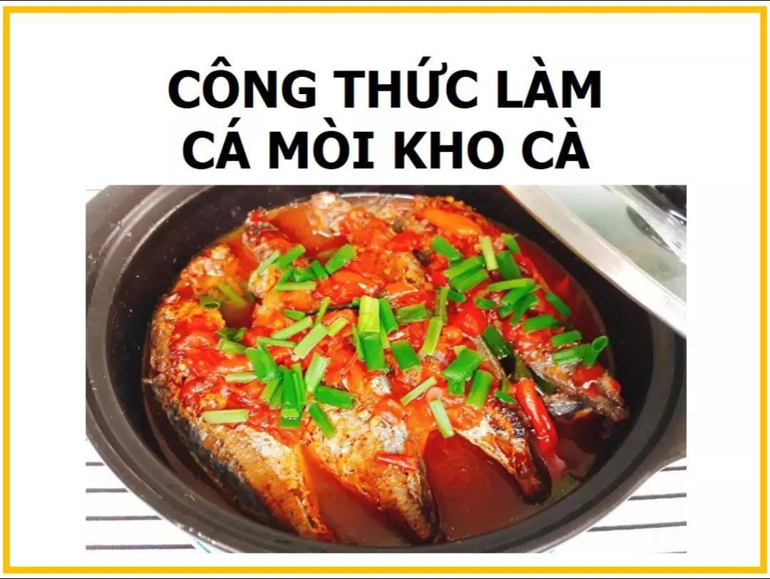 Công thức làm cá mòi kho cà chua ngon miệng với nước sốt đậm đà