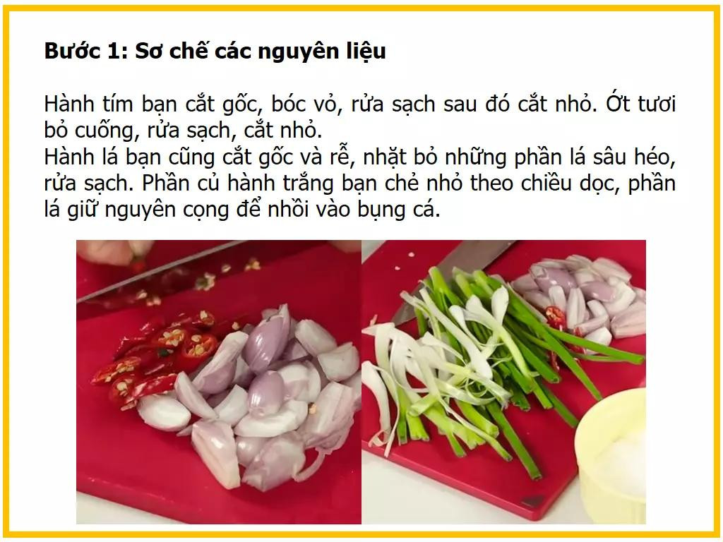 Công thức làm Cá nục hấp hành - Hướng dẫn chi tiết cách sơ chế và ướp cá tươi ngon