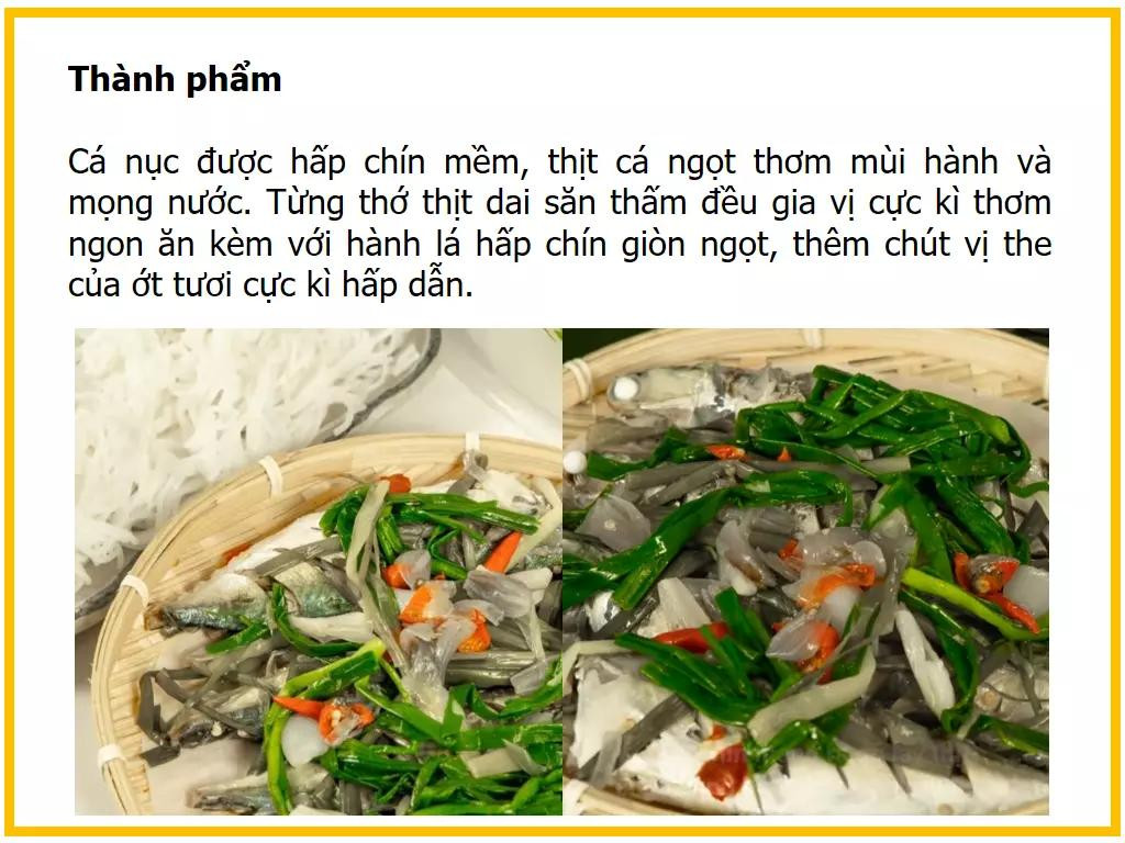 Công thức làm Cá nục hấp hành - Hướng dẫn chi tiết cách sơ chế và ướp cá tươi ngon