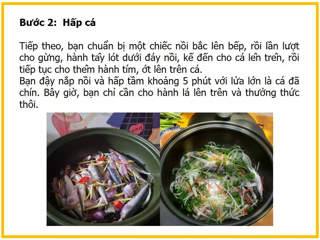 Công thức làm Cá nục hấp ngon, mềm và thơm phức
