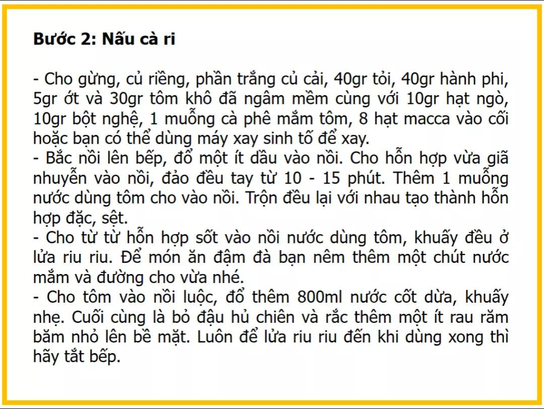 Công thức làm Cà ri Laksa với tôm, trứng lòng đào và nước cốt dừa