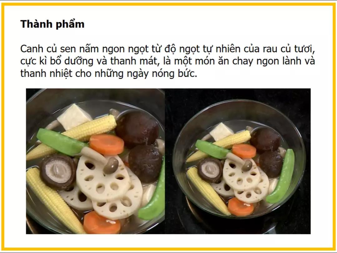 Công thức làm Canh củ sen nấm với nguyên liệu tươi ngon và hướng dẫn chi tiết từng bước