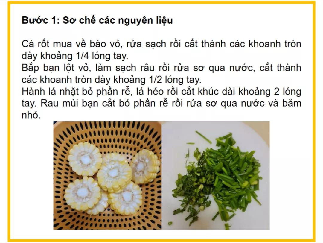 Công thức làm canh gà nấu nấm ngon ngọt với bắp và cà rốt
