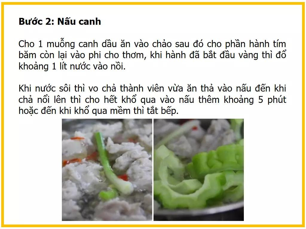 Công thức làm Canh khổ qua cá thác lác ngon tuyệt, dễ nấu tại nhà