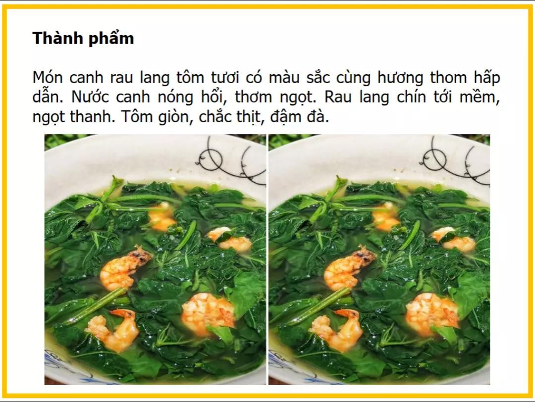 Công thức làm Canh rau lang nấu tôm tươi ngon, đơn giản