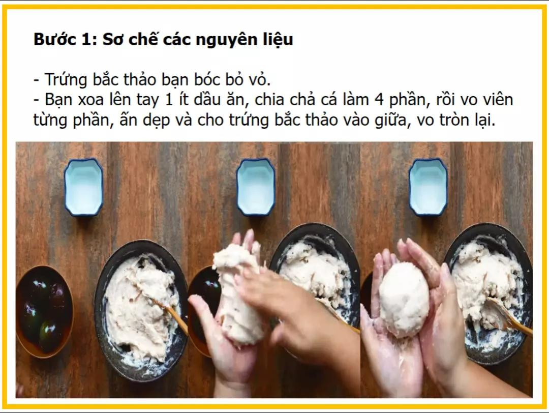 Công thức làm Chả cá bọc trứng bắc thảo giòn ngon