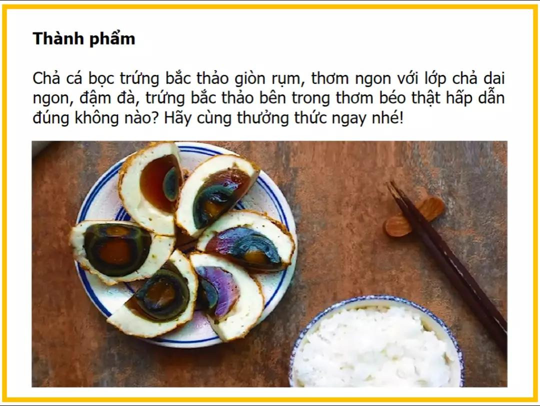 Công thức làm Chả cá bọc trứng bắc thảo giòn ngon