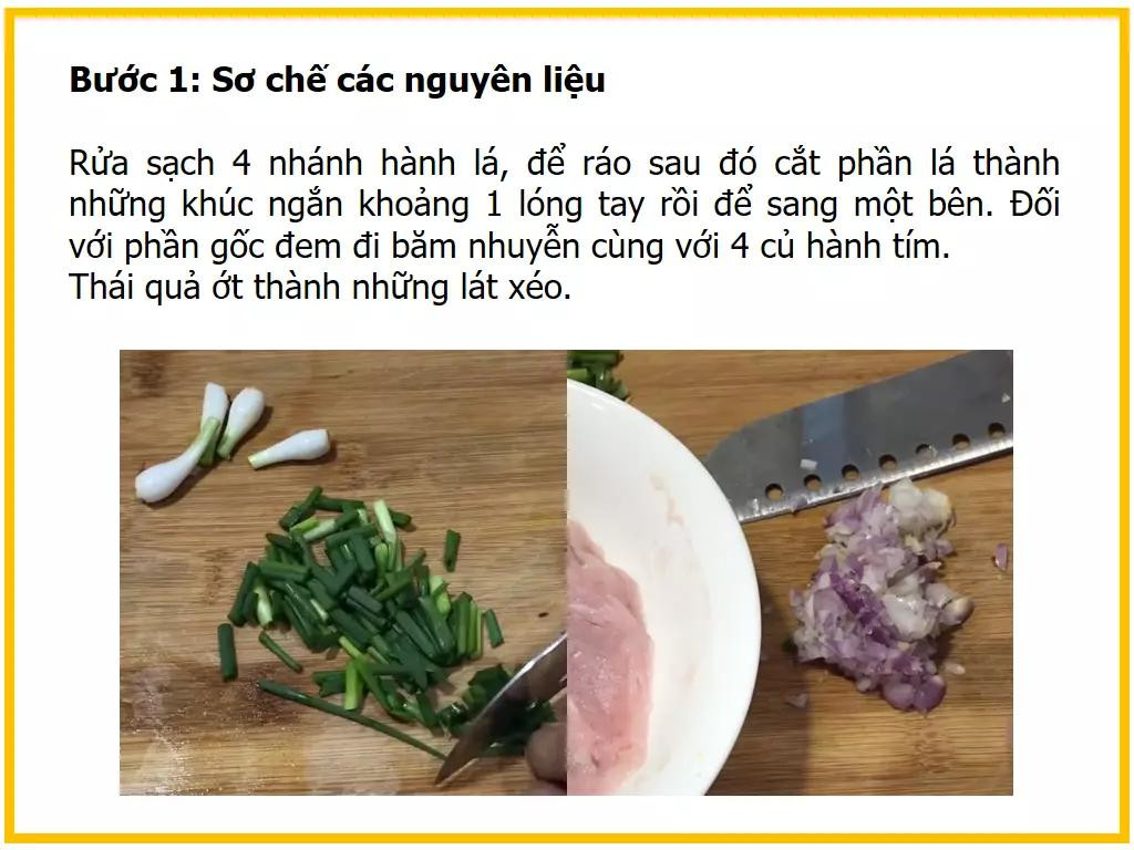 Công thức làm Chả cá hấp từ cá thác lác, trứng gà và hành tím