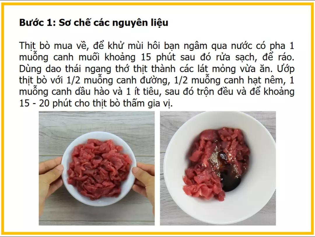 Công thức làm cơm rang dưa bò với thịt bò, cà chua và hành lá