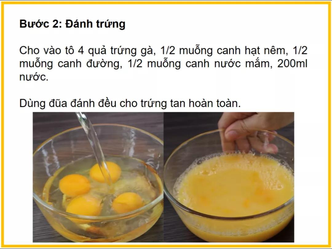 Công thức làm đậu hũ trứng sốt thịt băm ngon miệng